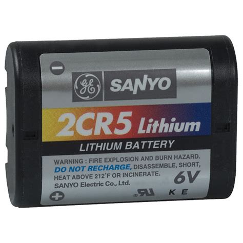 2CR5 datasheet - Specifications: Battery Cell Size: Camera ; Voltage
