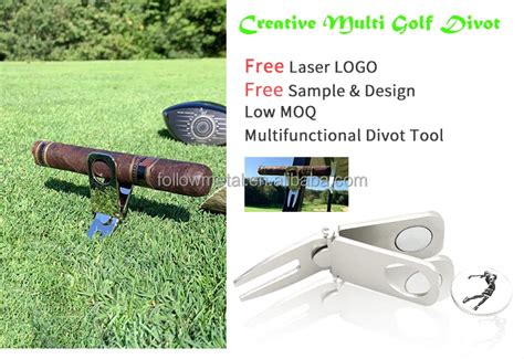 All Metal In Cigar Holder Magnetic Golf Ball Marker Golf Divot