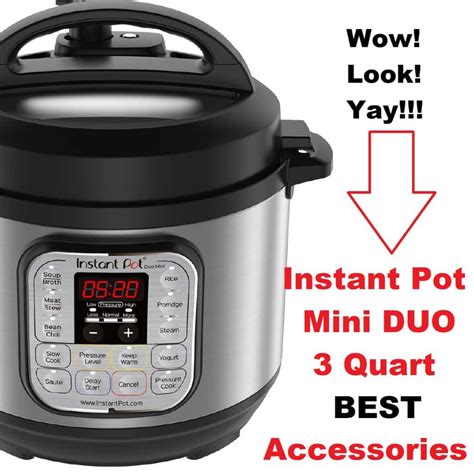 Best Instant Pot Duo Mini 3 Quart Accessories - This Old Gal