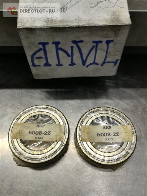 2шт. Подшипник 6008-2Z SKF 40х68х15 аналог 108 цена за пару купить в ...