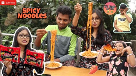 2x Spicy Noodles Challenge 🔥 Extremely Spicy Noodles 2x Spicy