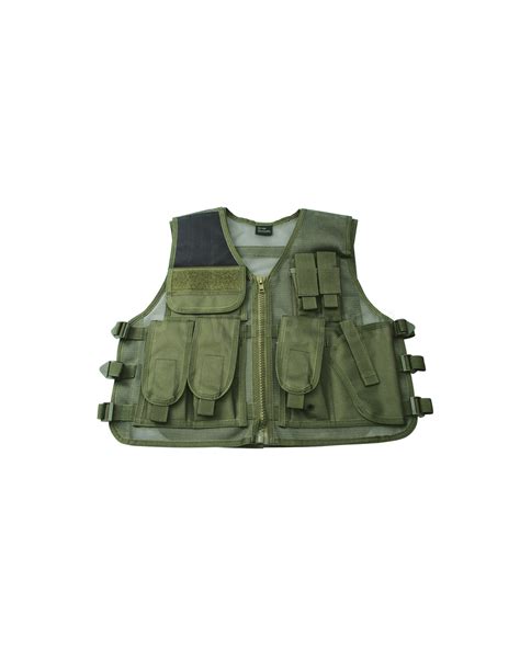 Veste Tactique Olive Recon Asg Powergun Airsoft