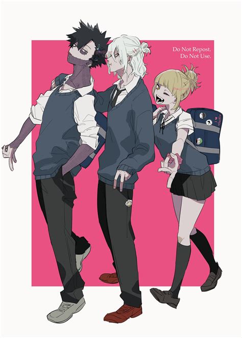 Toga Himiko Dabi And Shigaraki Tomura Boku No Hero Academia Drawn