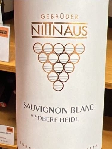 Nittnaus Sauvignon Blanc Ried Obere Heide Vivino Us