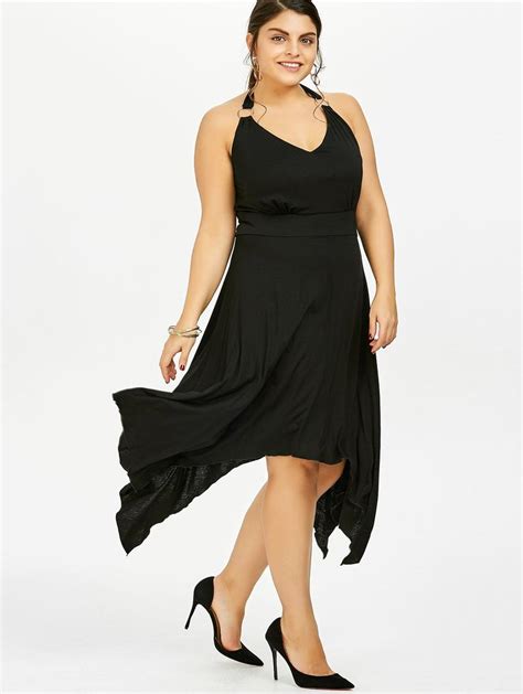 Rosegal Plus Size Outfits Dresses Asymmetrical Dress