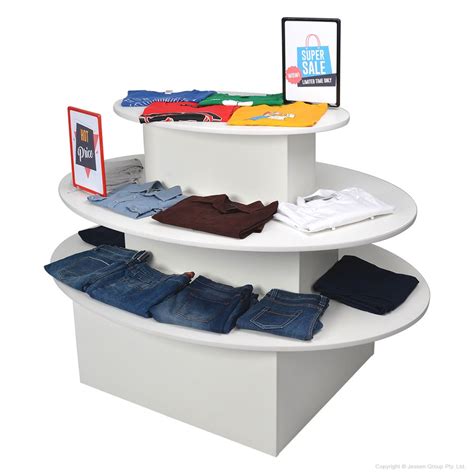 Looking for round retail display tables to promote your merchandise? This merchandising table ...