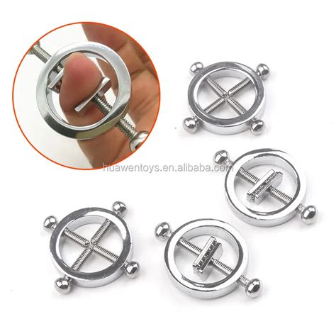 Slave Sm Game Accessories Steel Clamp Sex Nipple Clip Screw For Sex Female Erotic Products Buy