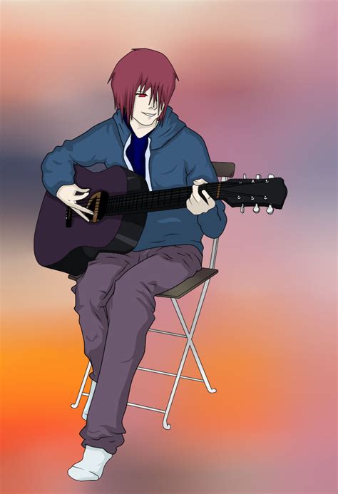 Akiro Likes Play In The Guitar By Kanon 12345 On Deviantart