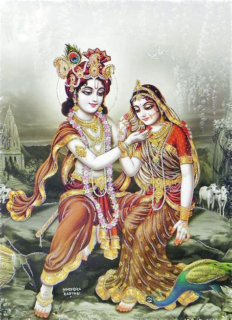 Radha Krishna Poster With Glitter Krishna Hindu Lord Krishna Nbkomputer