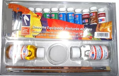 Pinturas Oleo Atl Kit estuche Equipado Basico Meses sin interés