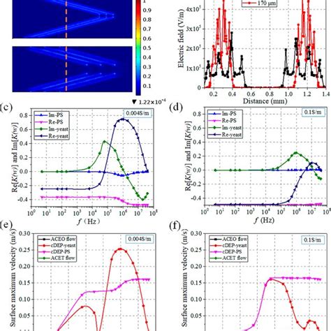 A Numerical Simulations Of Electric Field Strength In Different Download Scientific Diagram