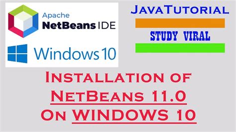 How To Install Netbeans Ide On Windows Study Viral Youtube