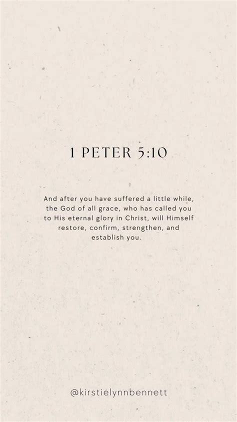 Encouragement From 1 Peter 5 10