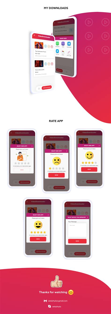 Video Downloader Application on Behance