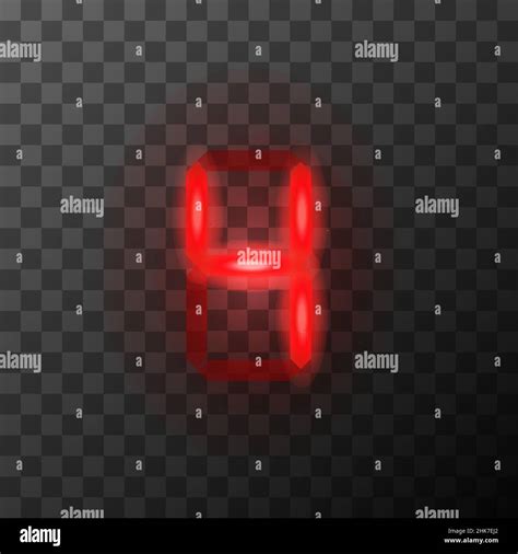 bright led red vintage digital  number retro tehnic  letter