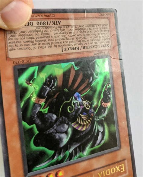 Yugioh Exodia Necross DCR 020 1st Edition Ultra Rare Dark Crisis