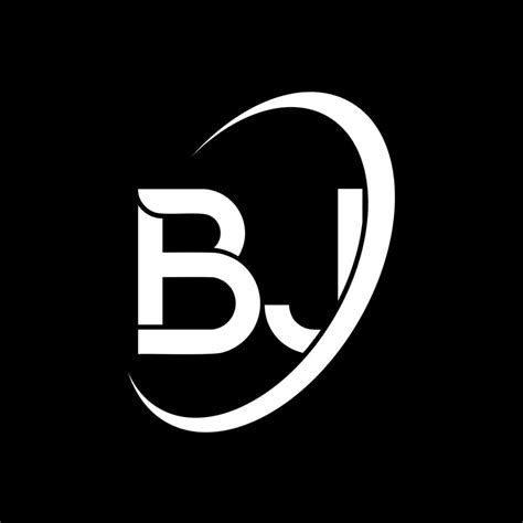 Bj Logo B J Design White Bj Letter Bj Letter Logo Design Initial