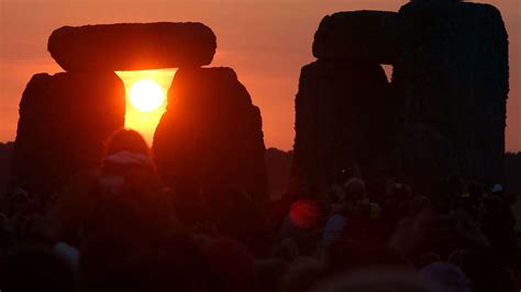 Stonehenge 36 000 Menschen Feiern Sommersonnenwende