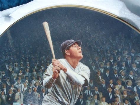 Delphi Bradford Exchange 1992 Babe Ruth The Called Shot Plate 1319