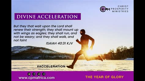 Divine Acceleration Theyearofhisglory Youtube