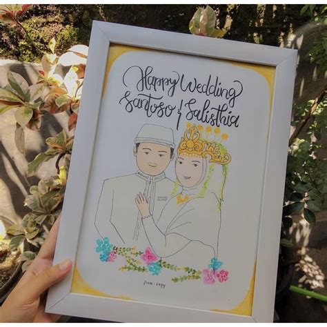 Jual CUSTOM ILUSTRASI A4 A5 A6 Gift Watercolor Illustration Hadiah