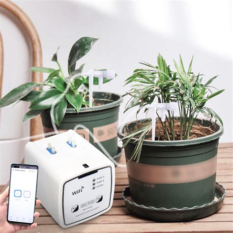 Intelligent Watering Device Double Pump Timed Automatic Drip Y8E4 EBay