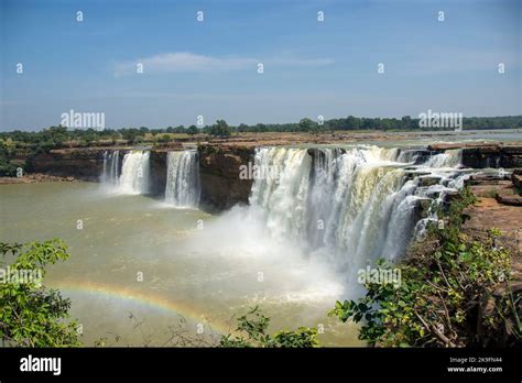 chitrakot waterfall   beautiful waterfall situated   river