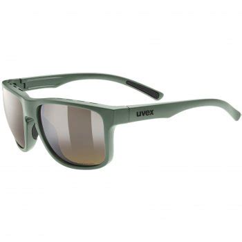 Uvex Sportstyle 312 VPX Glasses Moss Green Matt Variomatic Polavision