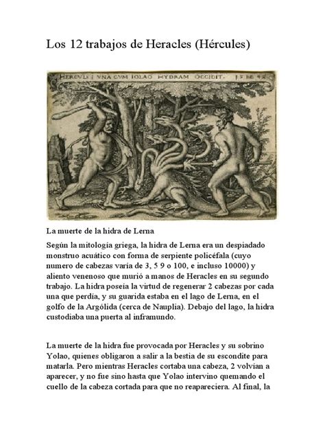 Los 12 Trabajos De Heracles Pdf