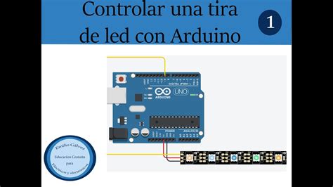 Controlar Tira Led Con Arduino Y Tinkercad Parte Youtube