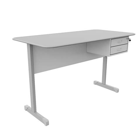 Mesa Com Gaveta Para Escritório - Mesa Escrivaninha para Escritório Economica com 2 gavetas 1,50 x 0,60 ...