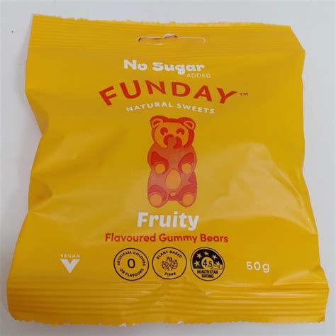 Funday Natural Sweets Fruity Flavoured Gummy Bears Review Abillion