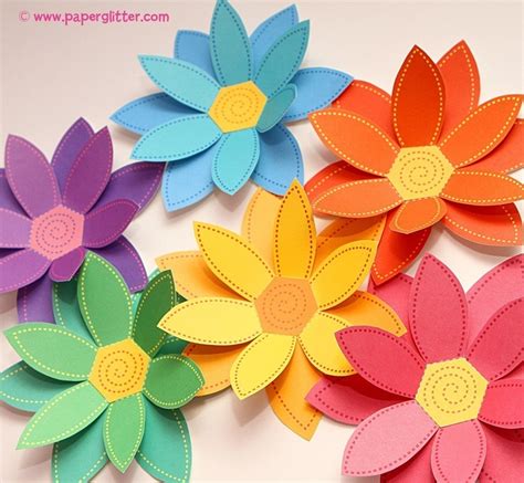 Easy Paper Flowers For Bulletin Board