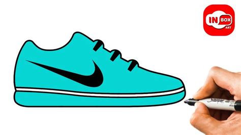 How To Draw Nike Shoes Step By Step