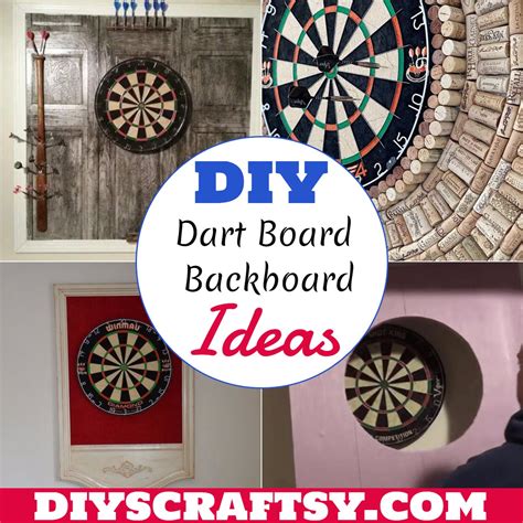 20 DIY Dart Board Backboard Ideas - DIYsCraftsy