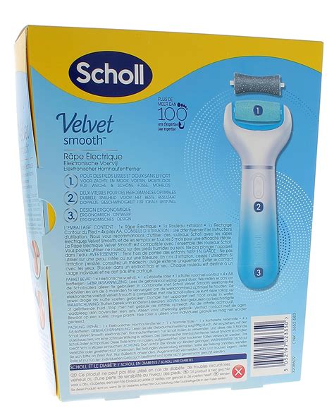 velvet smooth express pedi râpe électrique anti callosités Scholl