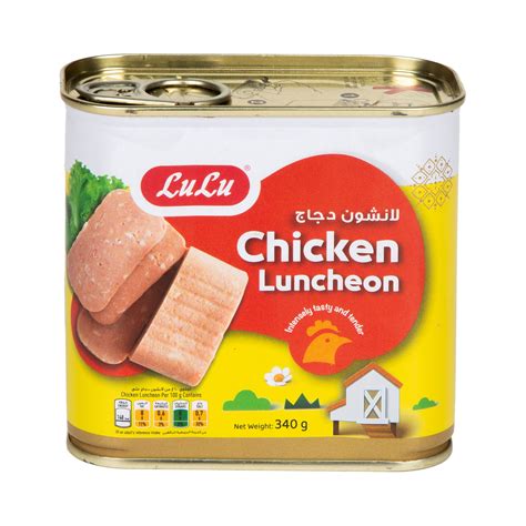 LuLu Chicken Luncheon Meat 340 g Online at Best Price | Lulu KSA