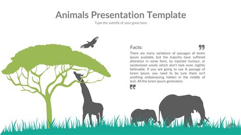 Animals Powerpoint Presentation Template Presentation Templates