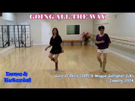 Going All The Way Line Dance Dance Teach Gary O Reilly Maggie