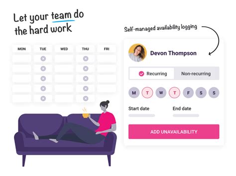 Employee Availability - Shift Scheduling and HR Software 