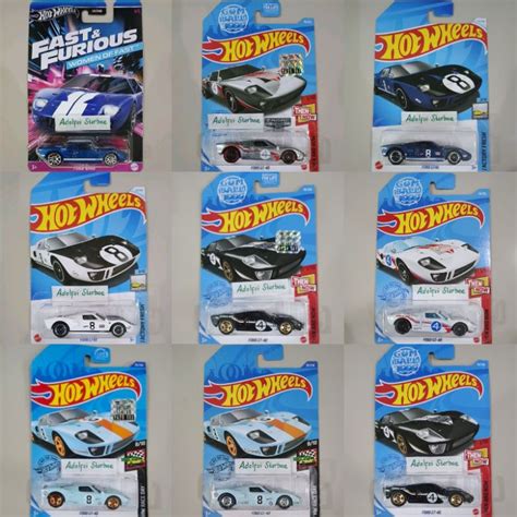 Hotwheels Hot Wheels Ford Gt Gt Factory Sealed Then And Now Hw Race Day Gulf Gum Balm