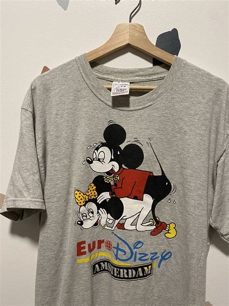 Vintage Rare Grail Mickey Minnie Mouse Sex Doggy Style Size Large