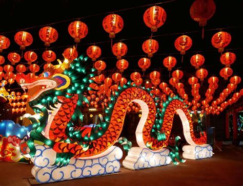 Chinese Dragon during the Chinese New Year Celebrations Stock Image ...