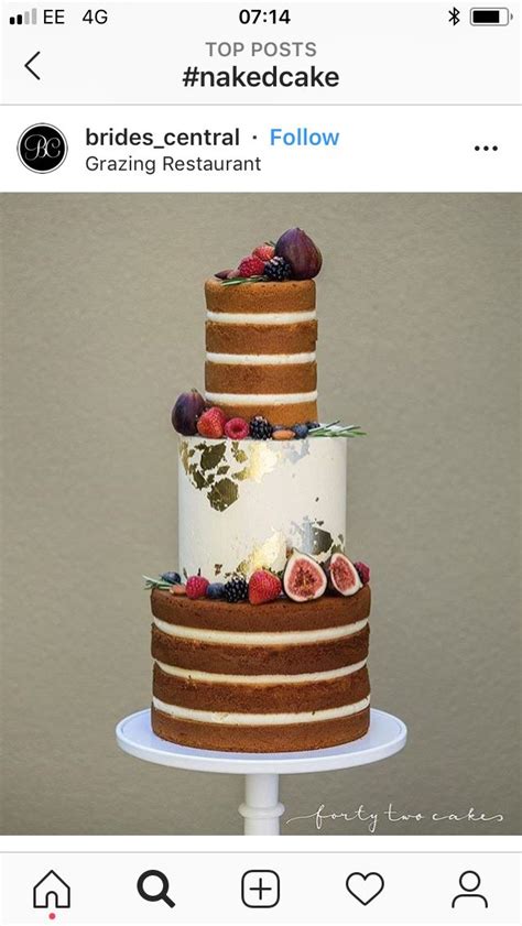 Pin By Couture Cakes By Katie Sanders On Inspiration Naked Cakes Buttercream Wedding Cake
