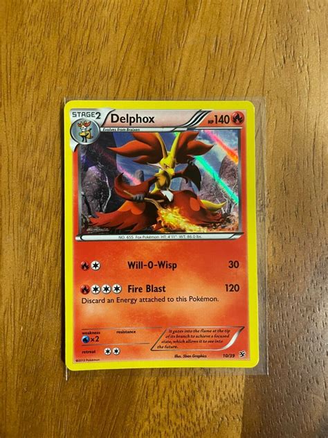 Delphox Pokemon Card