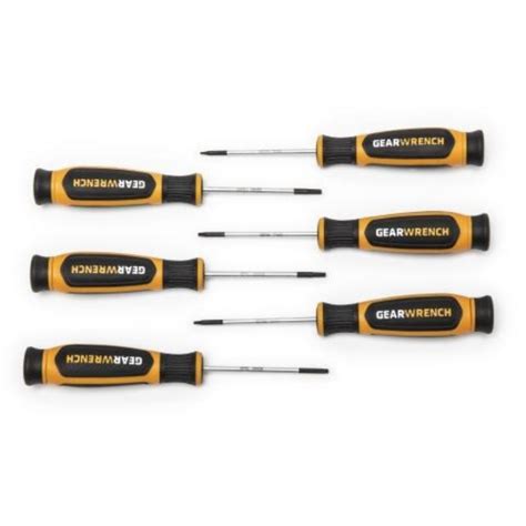 Gearwrench H Micro Torx Dual Material Handle Screwdriver Set