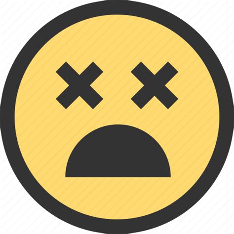 Cross, emoji, emojis, face, faces, sad, x icon - Download on Iconfinder