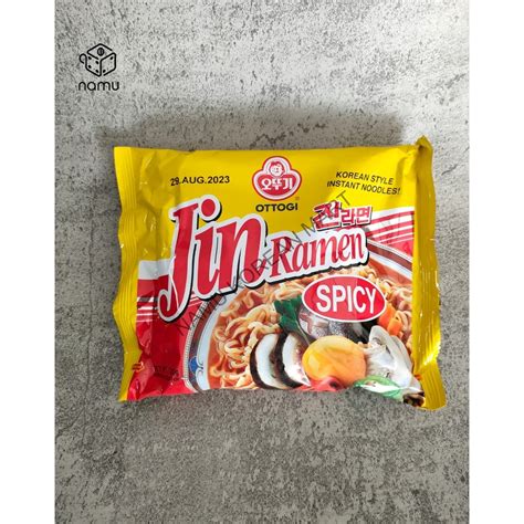 Jual OTTOGI JIN RAMYEON HOT SPICY Gr JIN RAMYEON MILD Gr RAMYUN RAMEN KOREAN NOODLE