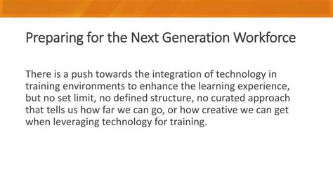 PPT - Preparing for the Next Generation Workforce Who Are Millennials ... 