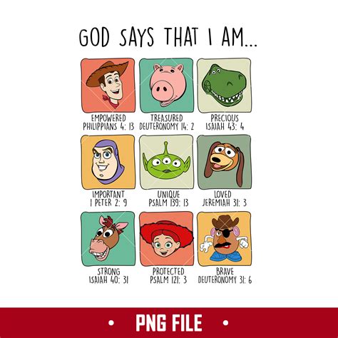 God Says That I Am Toy Story Png, Toy Story Png, Disney Png - Inspire ...